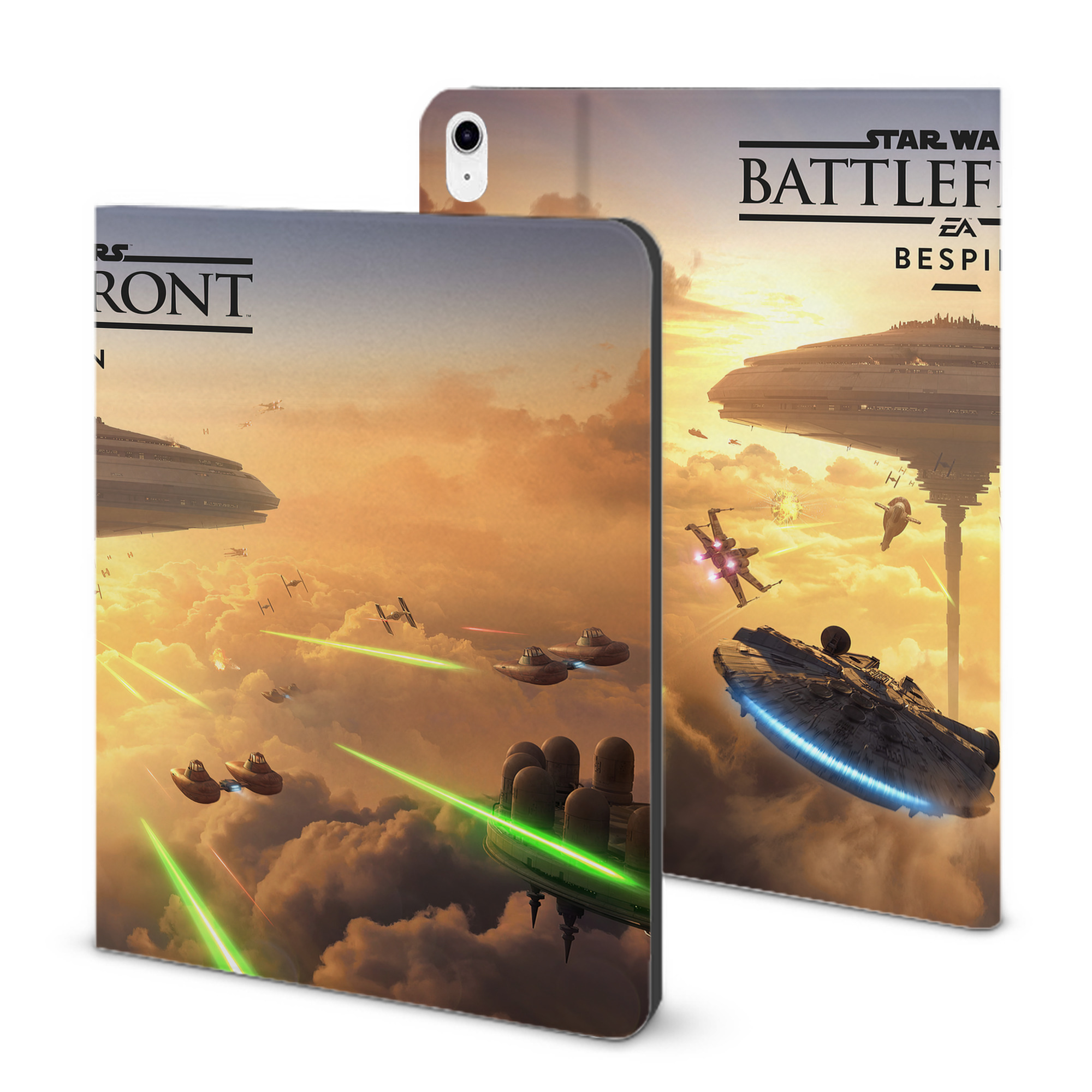 （画像用） スター・ウォーズ Star Wars IPad ケース ブック型 PUレザー TPU 耐衝撃 軽量 薄型 ペン収納なし 全面保護 IPad 各モデル対応